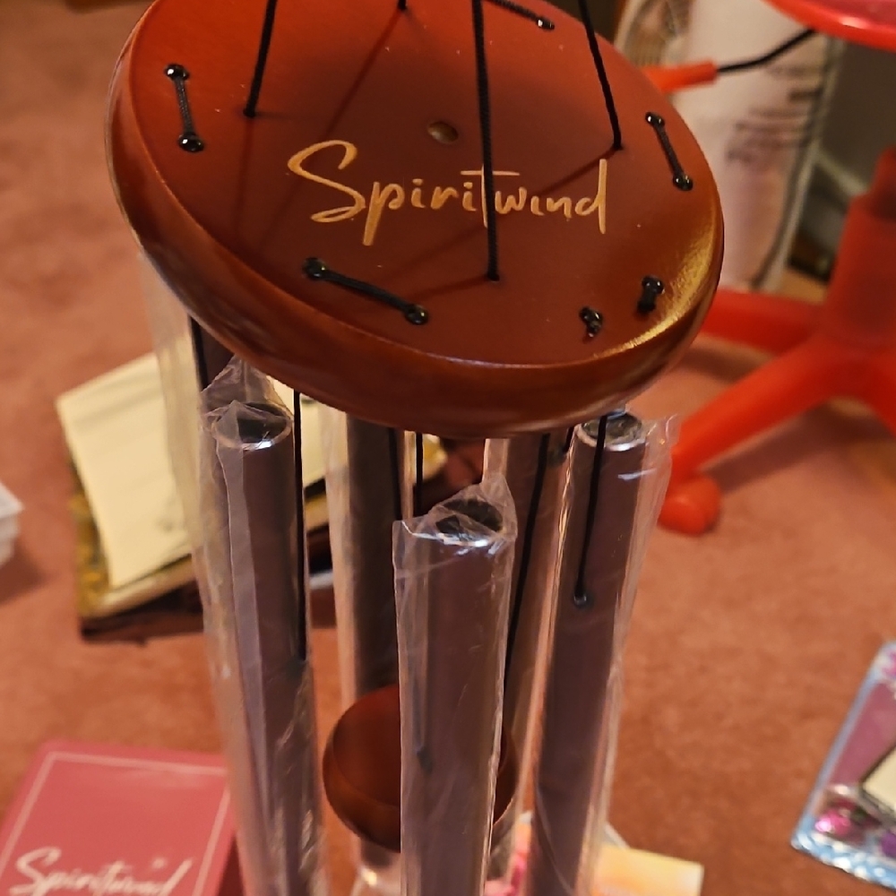 Spiritwind Wind Chime with Brown Top